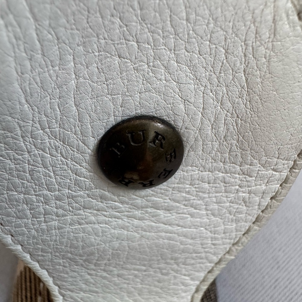 Burberry London Nova Check Canvas & Leather Belt – Size 36/90 – Made in Italy - Picture 5 of 10